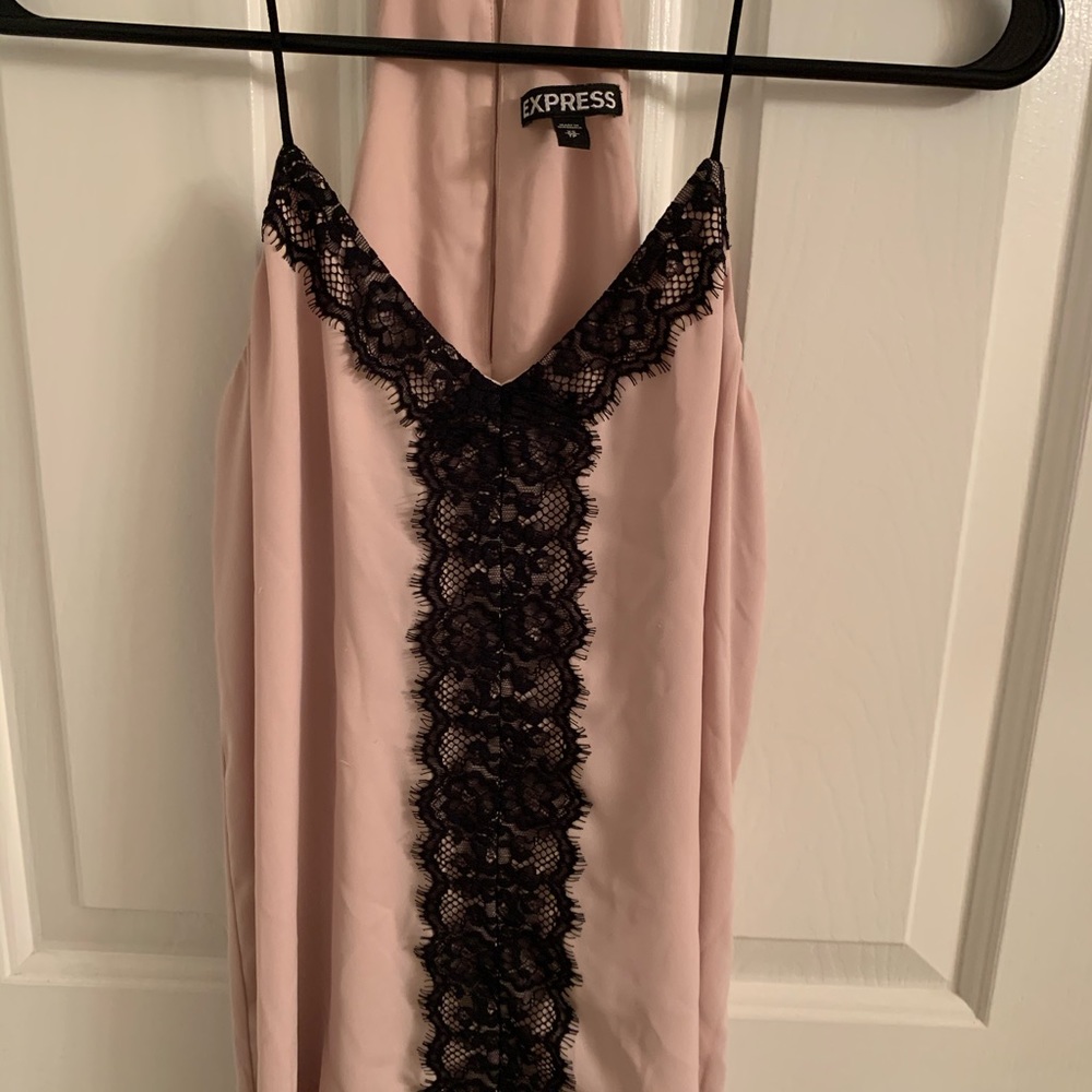 Satin Lace Trim Express Cami